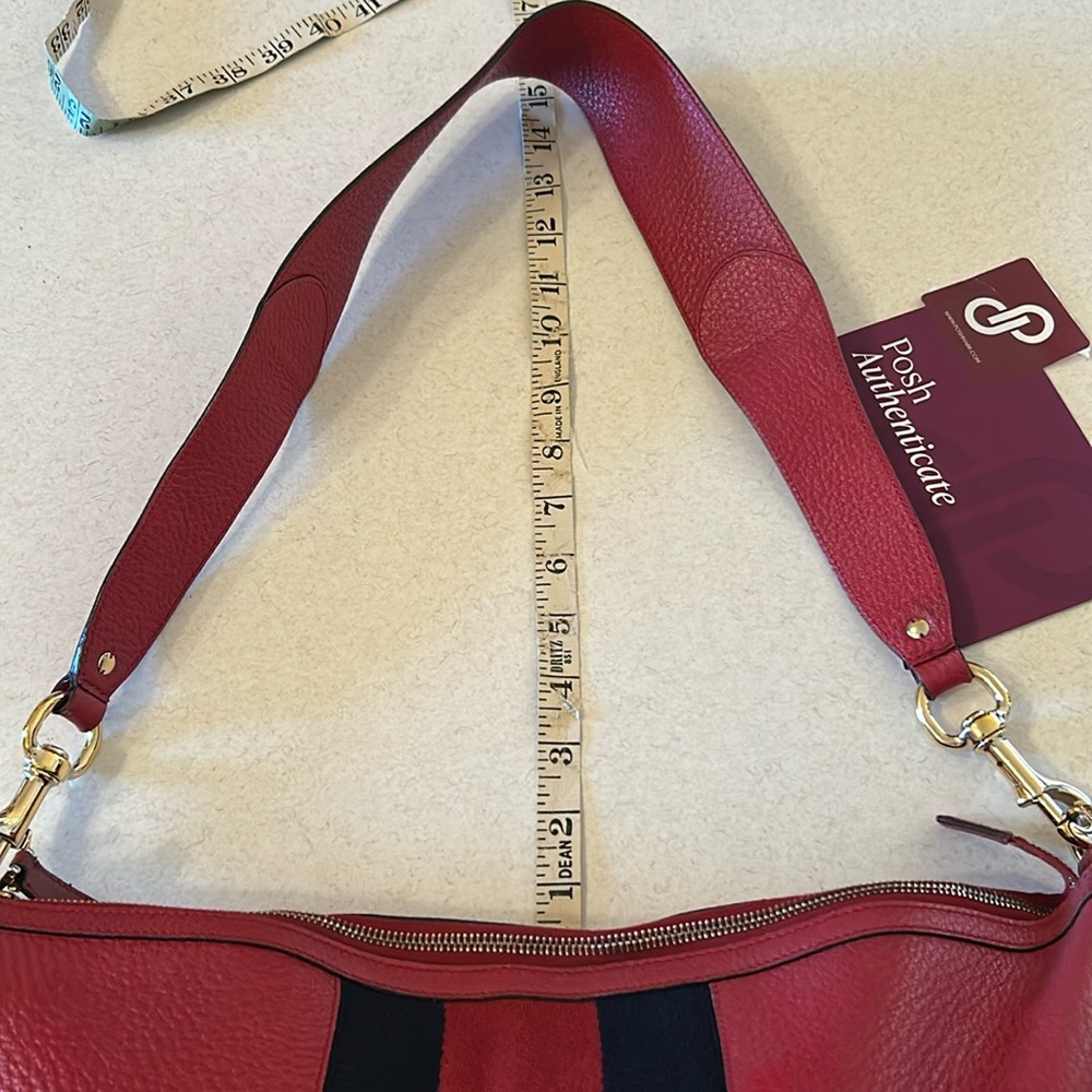 Gucci Blondie XL Shoulder Bag Purse GG RARE Tom Ford Era Red Pebbled Leather - Picture 8 of 17